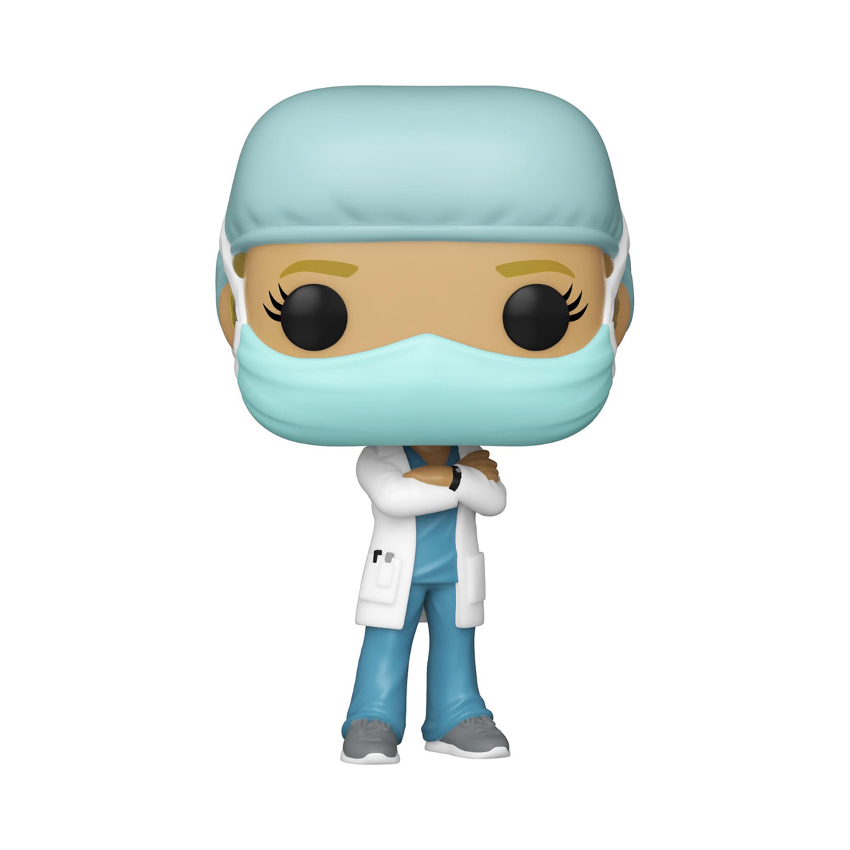 Funko Pop! Heroes Front Line Worker - Female Hospital Worker #1 | Multicolor Collectible Figure