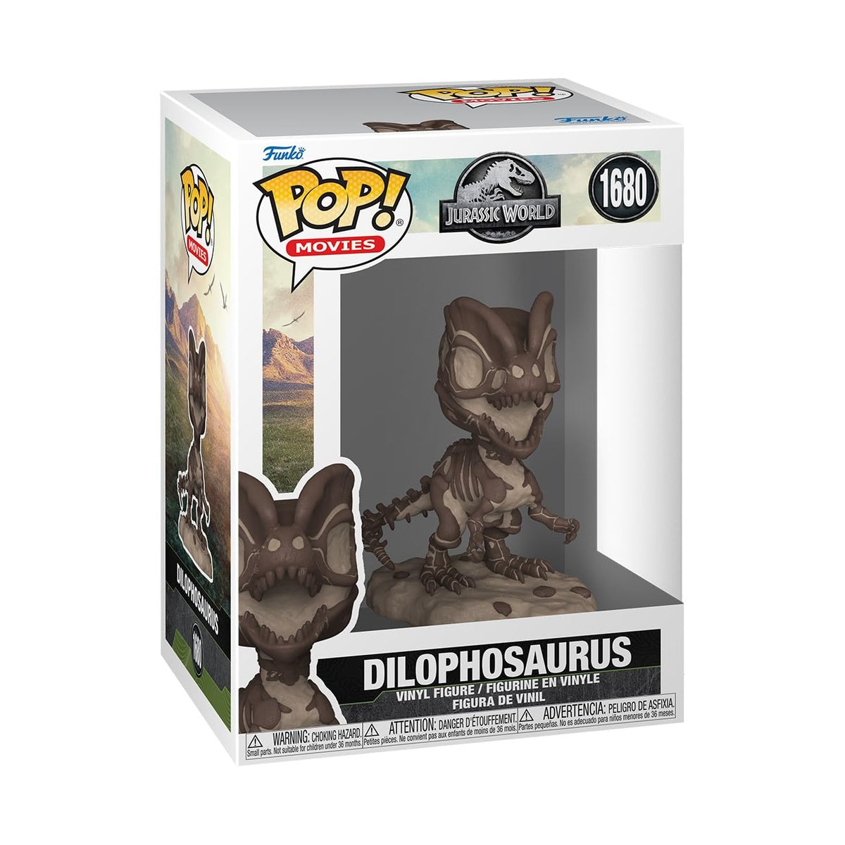 Funko Pop Movies Jurassic Park Dilophosaurus - Collectable Vinyl Figure | Official Merchandise