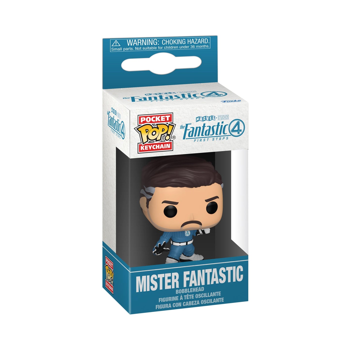 Funko Pop! Keychain Mister Fantastic – The Fantastic Four (2025) Official Merchandise