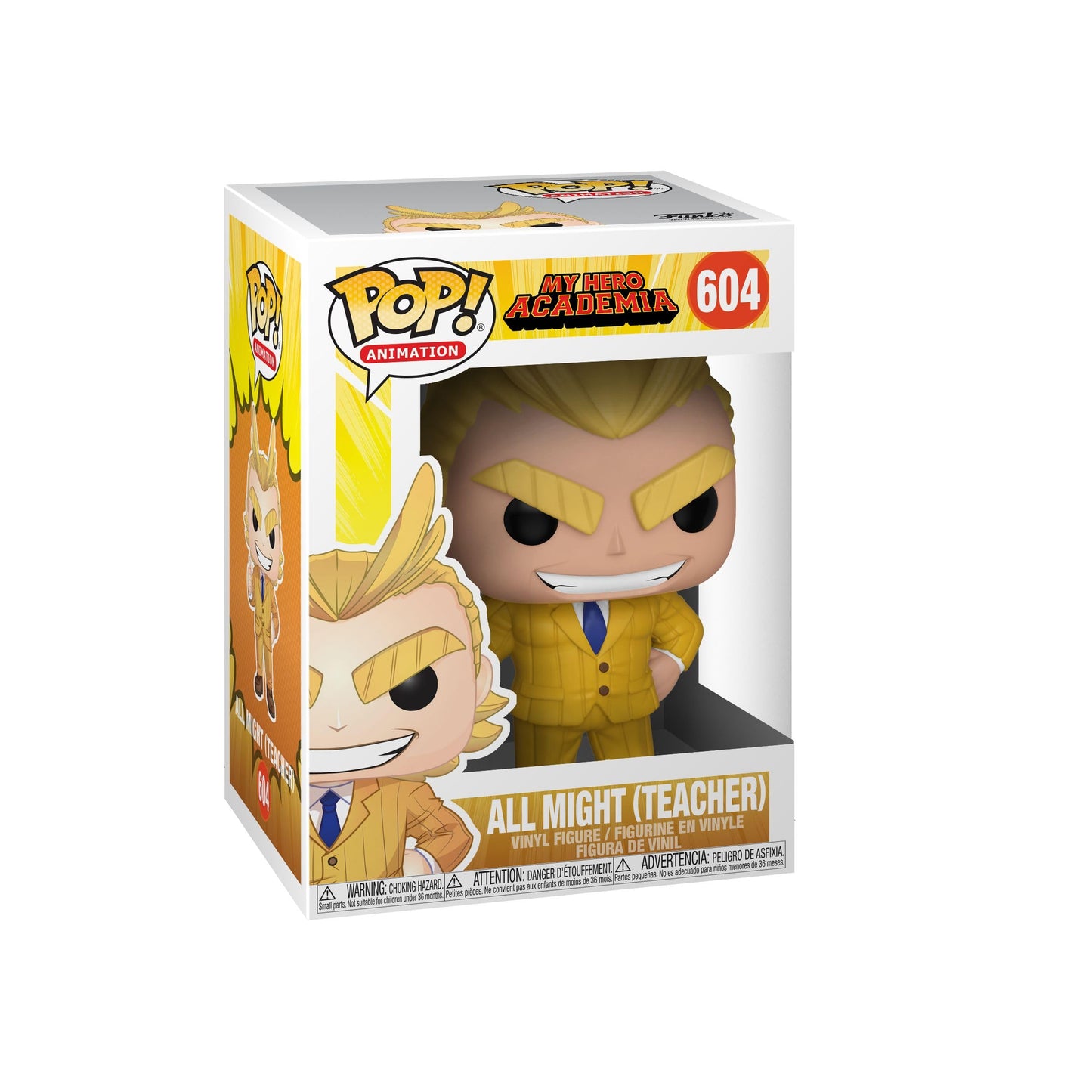 Funko POP! Vinyl MHA S3 Teacher All Might Figure – 3.75-Inch Collectible