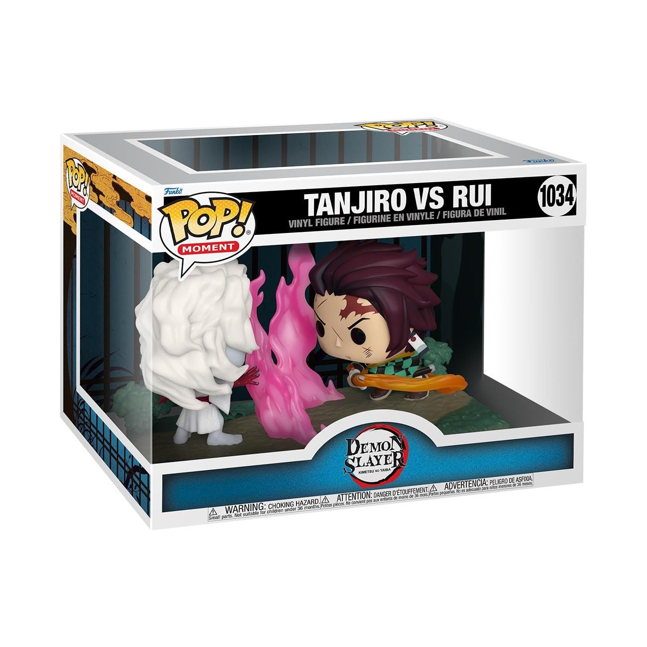 Funko Pop! Moment Demon Slayer: Tanjiro vs Rui – Collectible Vinyl Figure