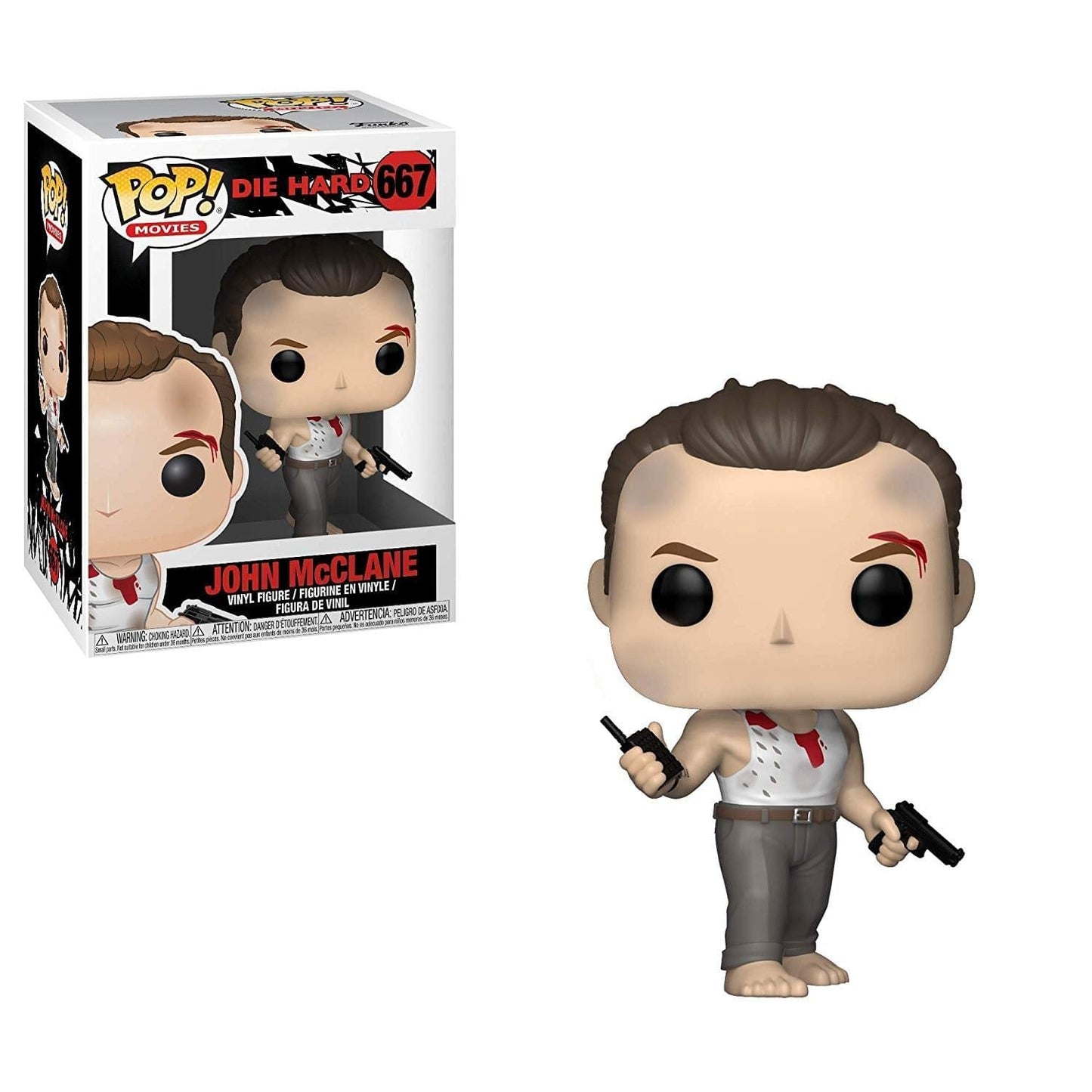 Funko Pop Movies: Die Hard John McClane Collectible Figure – 3.75 Inches Tall