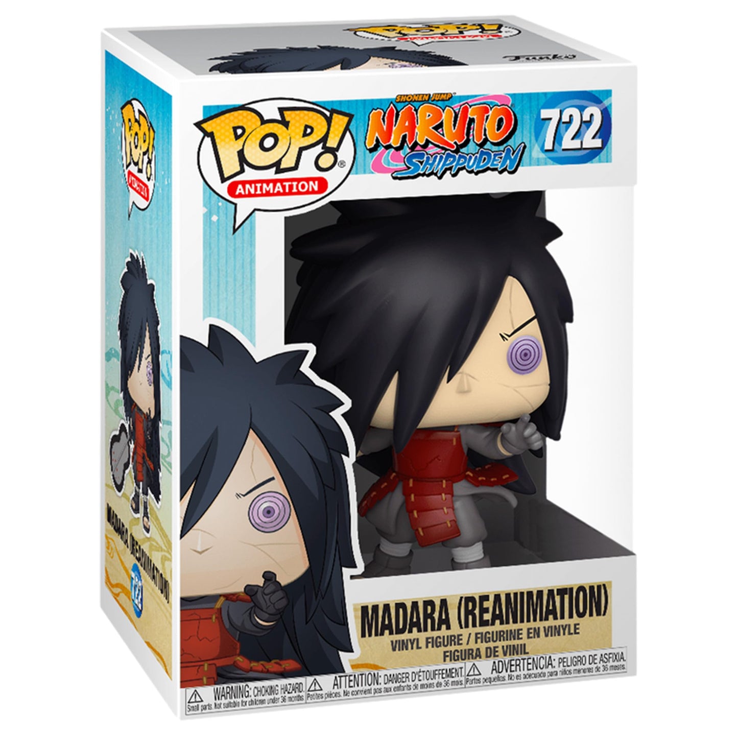 Funko Pop! Animation: Naruto Shippuden Madara Uchiha – Reanimation Red Armor Exclusive Vinyl Figure #722