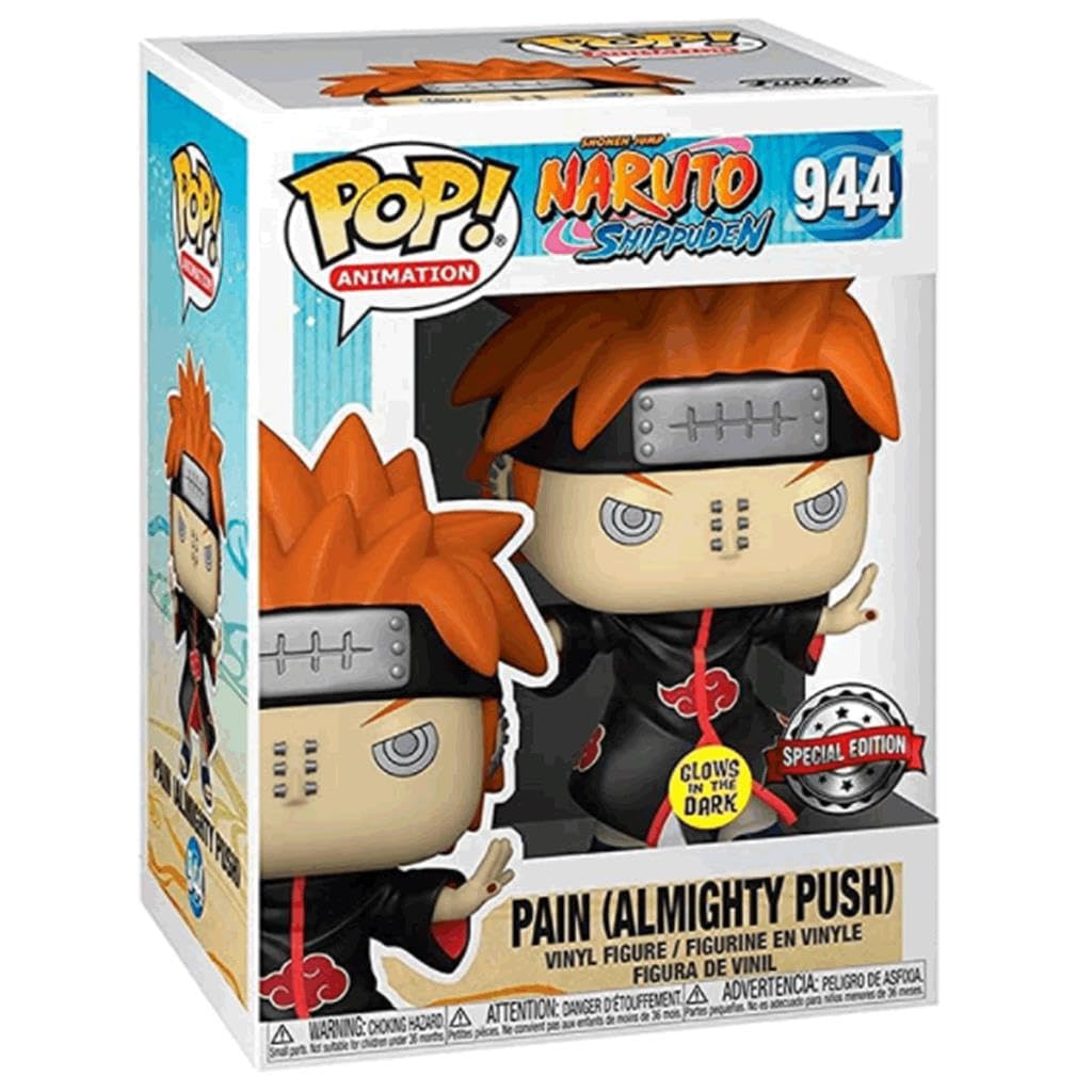 Funko Pop! Naruto Shippuden Pain Almighty Push Glow Exclusive – #944 Special Edition | Funko