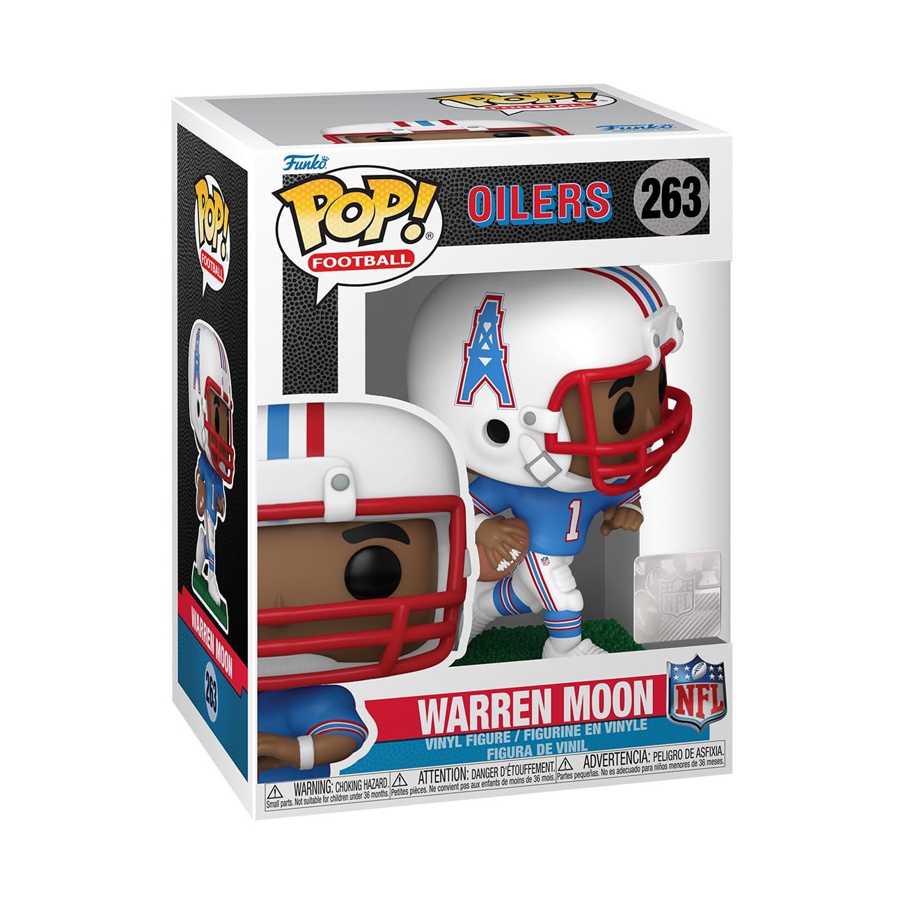 Funko POP NFL Oilers Warren Moon Vinyl Figure | Official Collectible Gift