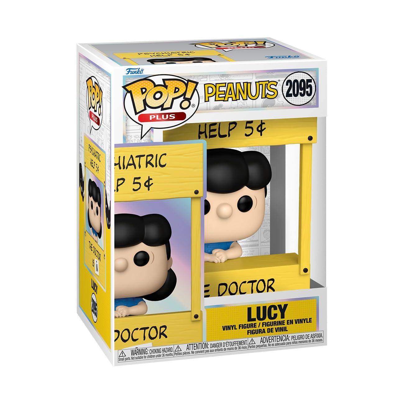Funko Pop! Plus Lucy – Classic Peanuts Vinyl Figure | Official Merchandise