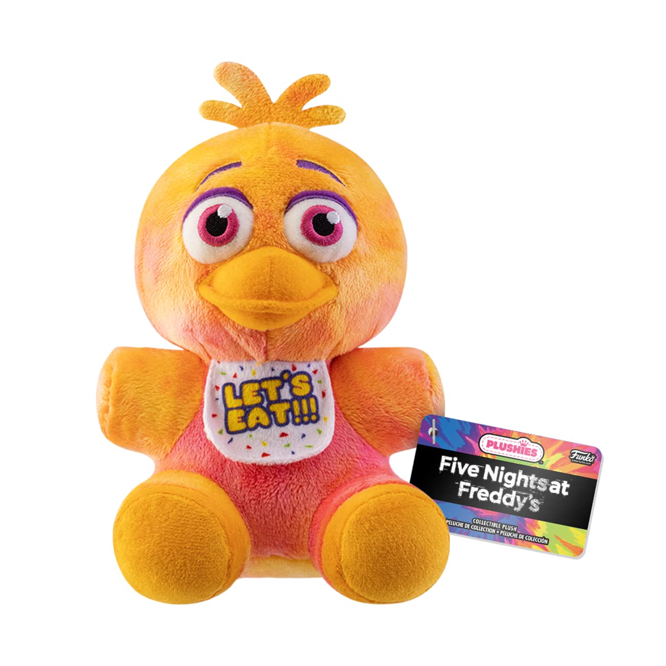 Funko Pop! Plush: Five Nights at Freddy's Tie-Dye Chica – 7-Inch Collectible