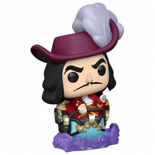 Funko POP Rides WDW50 Captain Hook at Peter Pan Flight Vinyl Figure 4.75in