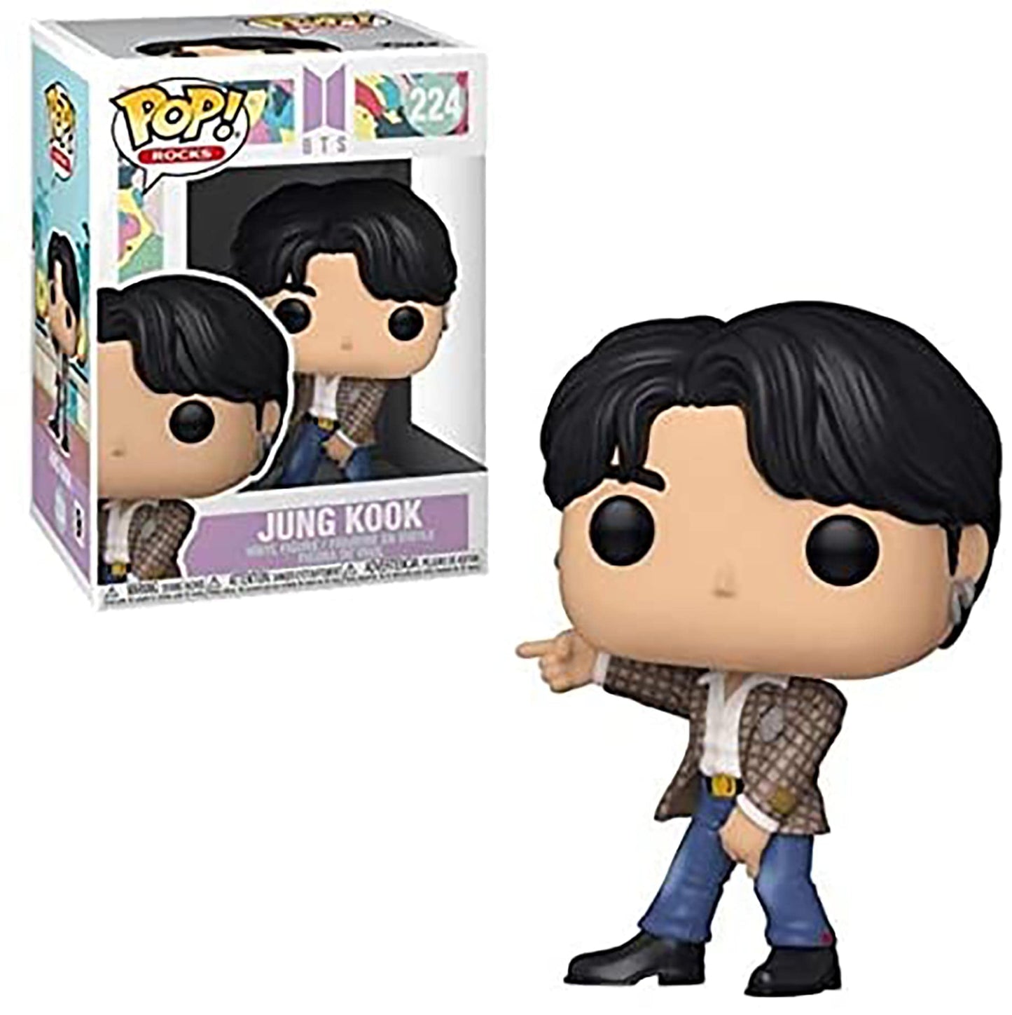 Funko POP Rocks BTS Dynamite - Jungkook Figure | Multicolor Collectible
