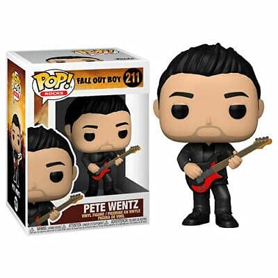 Funko POP Rocks: Fall Out Boy Pete Wentz Figure – Multicolor, 3.75in