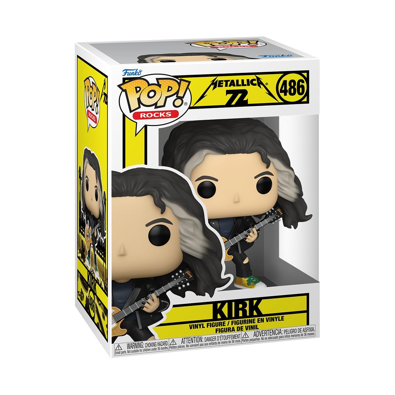 Funko Pop! Rocks: Metallica Kirk – 72 Seasons Collectible Vinyl Figure | Official Merchandise