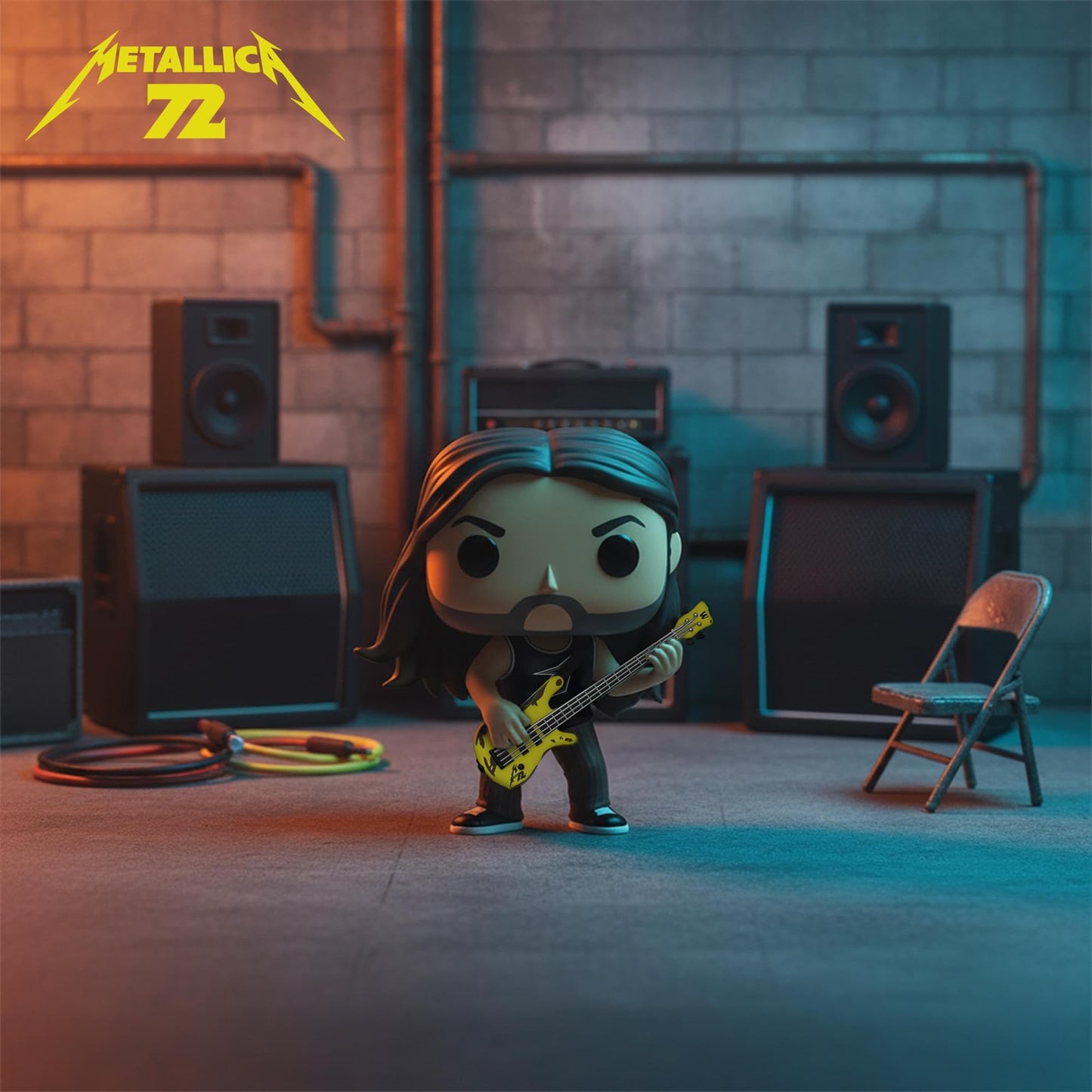 Funko Pop! Rocks: Metallica - Robert – 72 Seasons Vinyl Figure | Official Merchandise