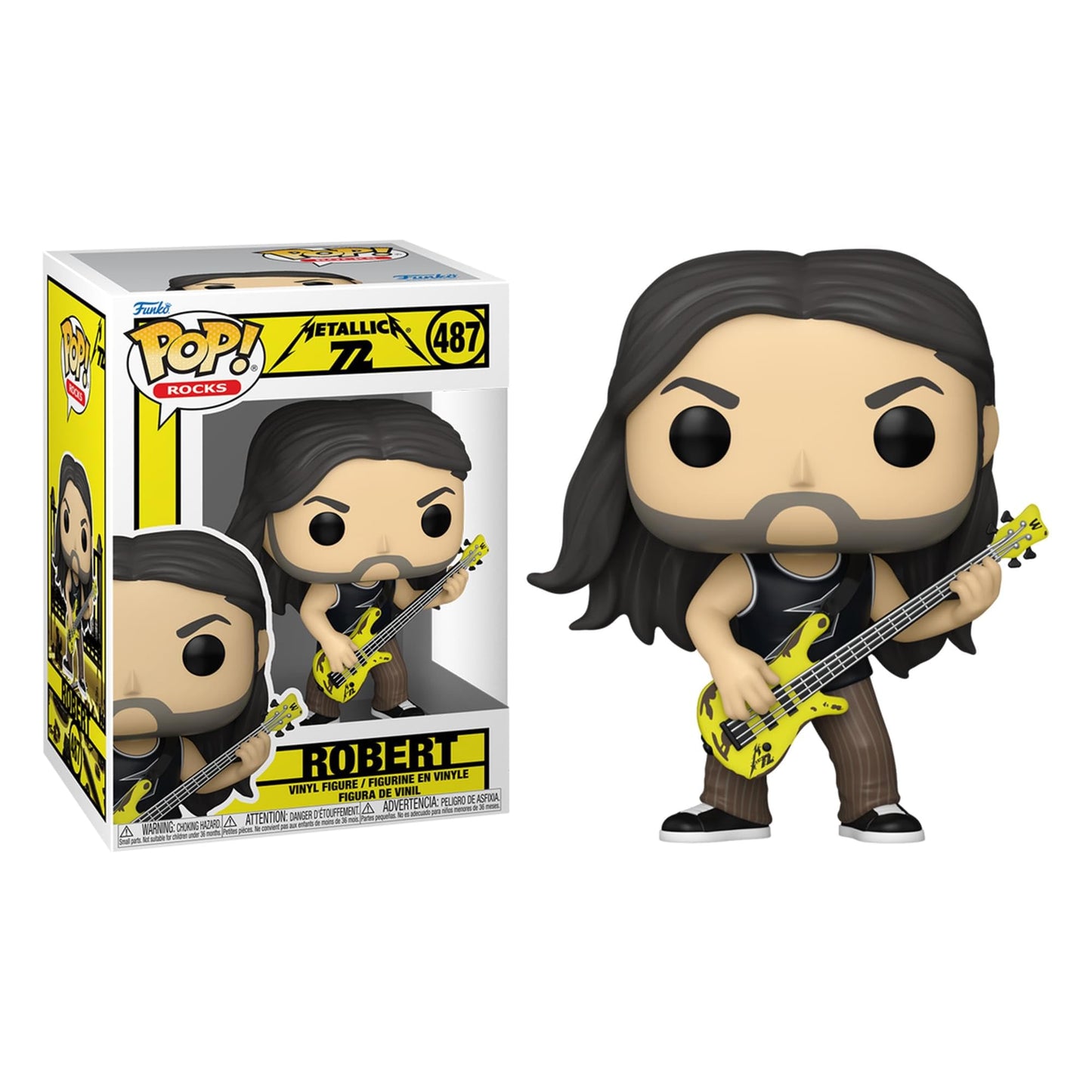 Funko Pop! Rocks: Metallica - Robert – 72 Seasons Vinyl Figure | Official Merchandise