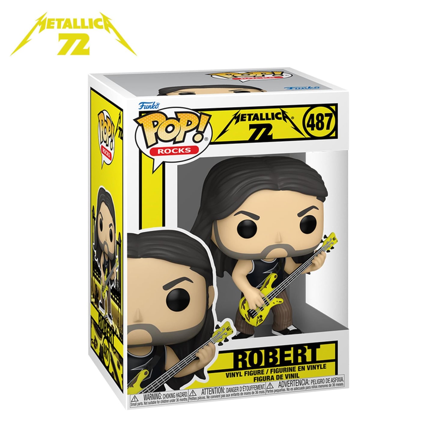 Funko Pop! Rocks: Metallica - Robert – 72 Seasons Vinyl Figure | Official Merchandise
