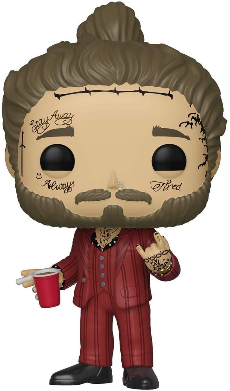 Funko Pop! Rocks: Post Malone Collectible Figure – Multicolor