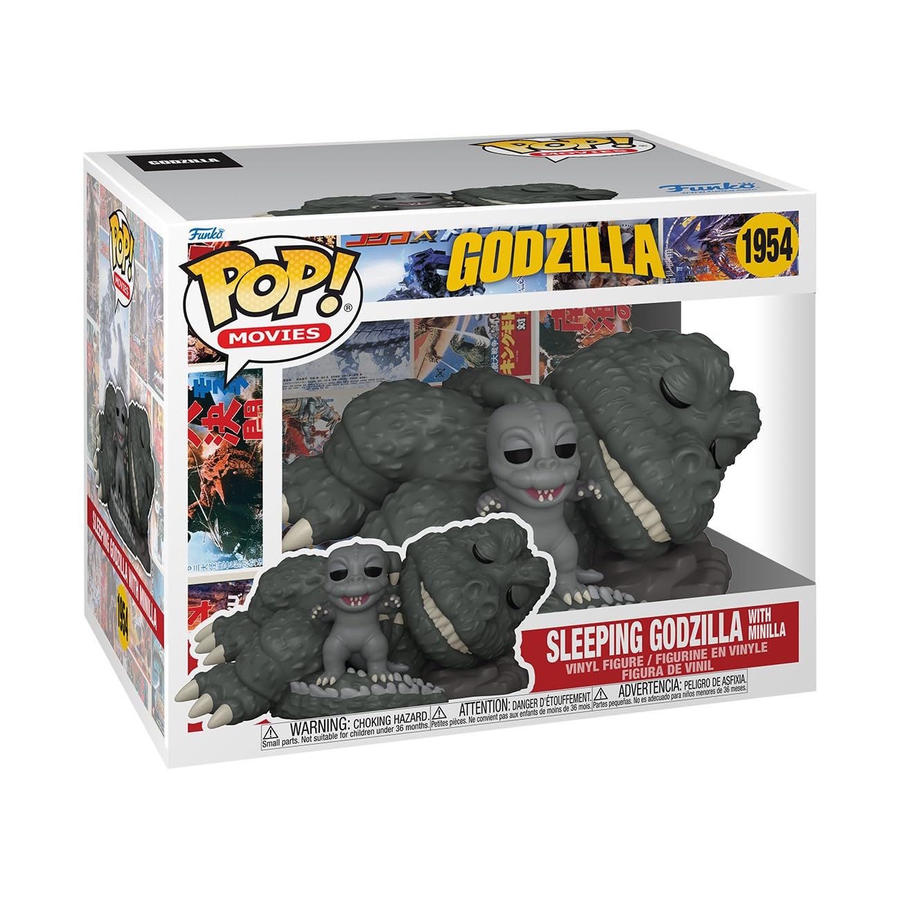 Funko Pop! Super Sleeping Godzilla with Minilla – Collectible Vinyl Figure