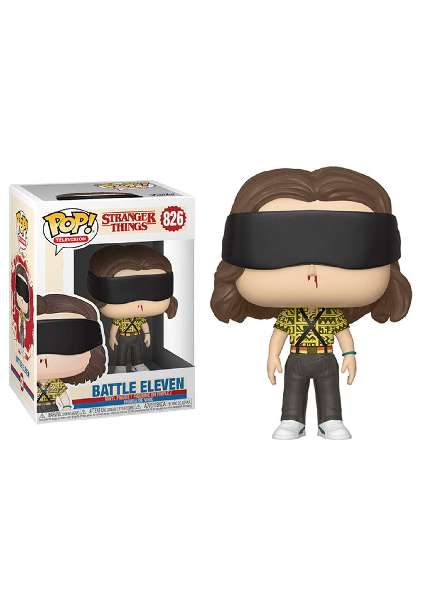 Funko Pop! Television: Stranger Things Battle Eleven – Collectible Figure