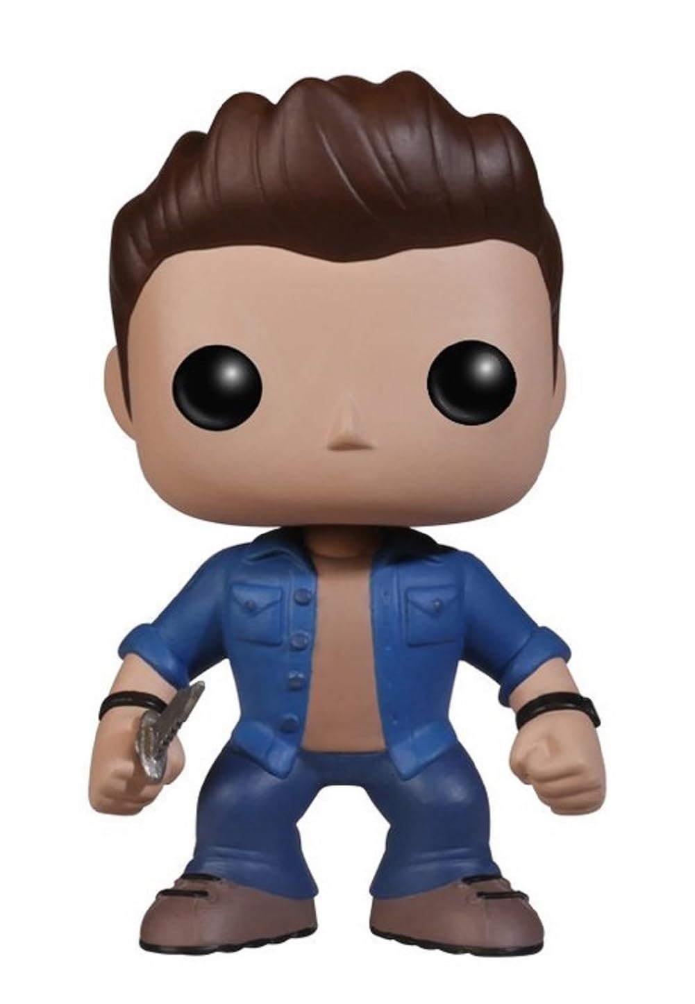 Funko POP Television: Supernatural Dean Action Figure, Blue – 3.75-Inch Collectible