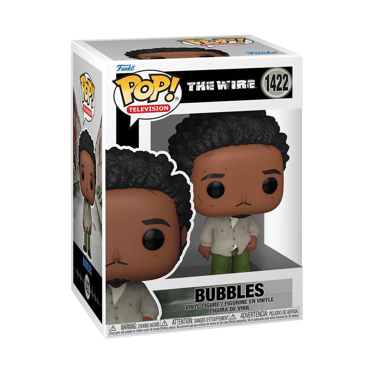Funko POP! TV The Wire — Bubbles Vinyl Figure | Collectible Gift Idea | Official Merchandise