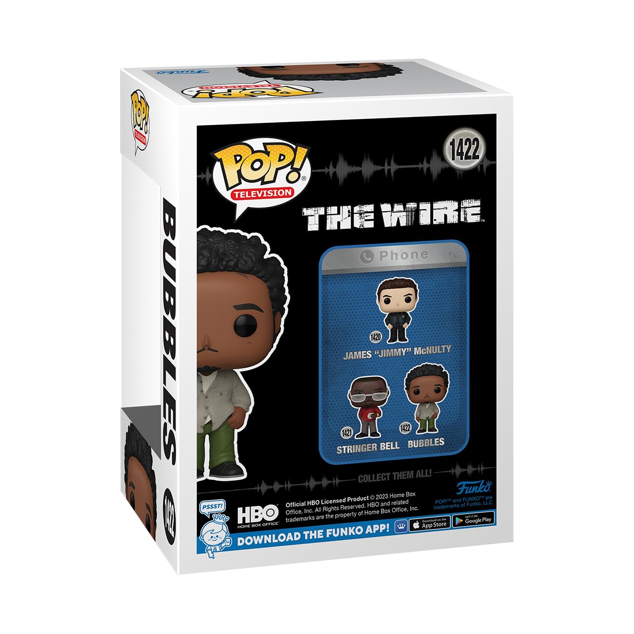 Funko POP! TV The Wire — Bubbles Vinyl Figure | Collectible Gift Idea | Official Merchandise