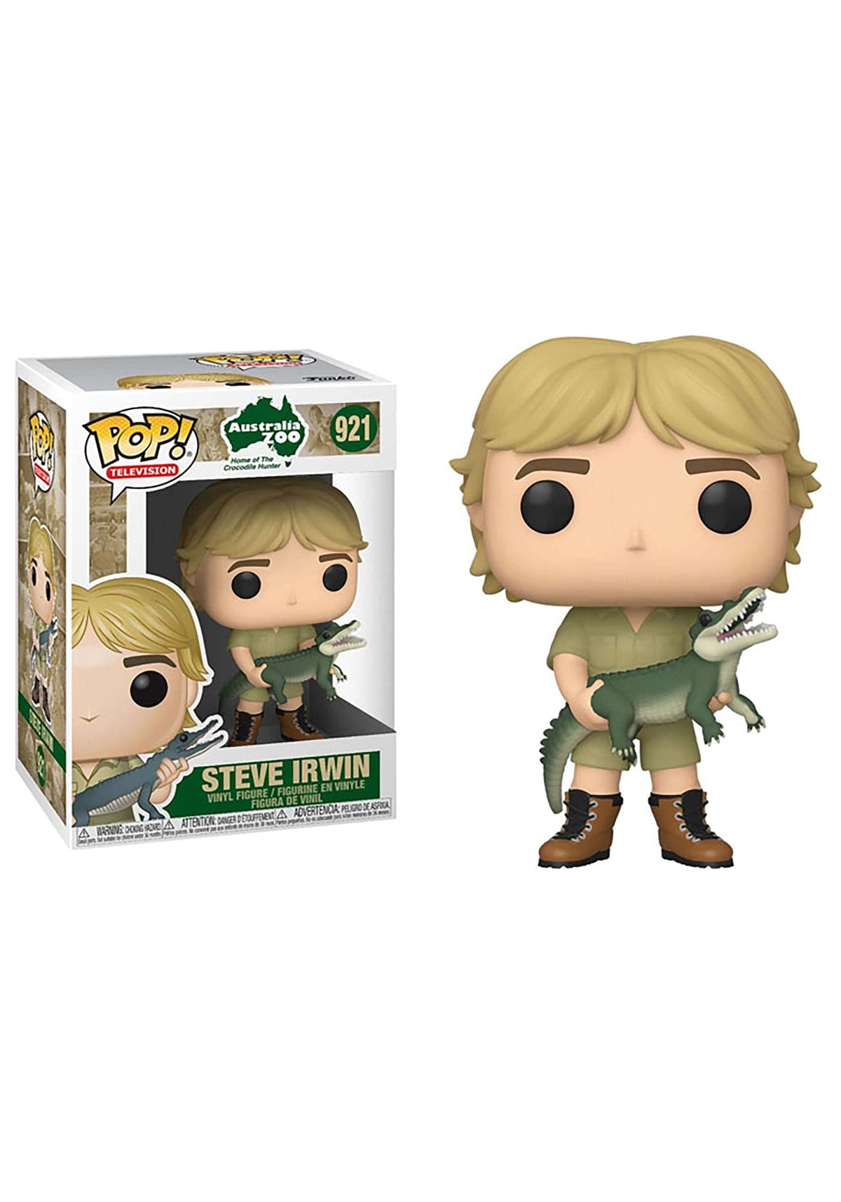 Funko Pop! TV Crocodile Hunter Steve Irwin Vinyl Figure | Chase Piece Included (Styles May Vary)