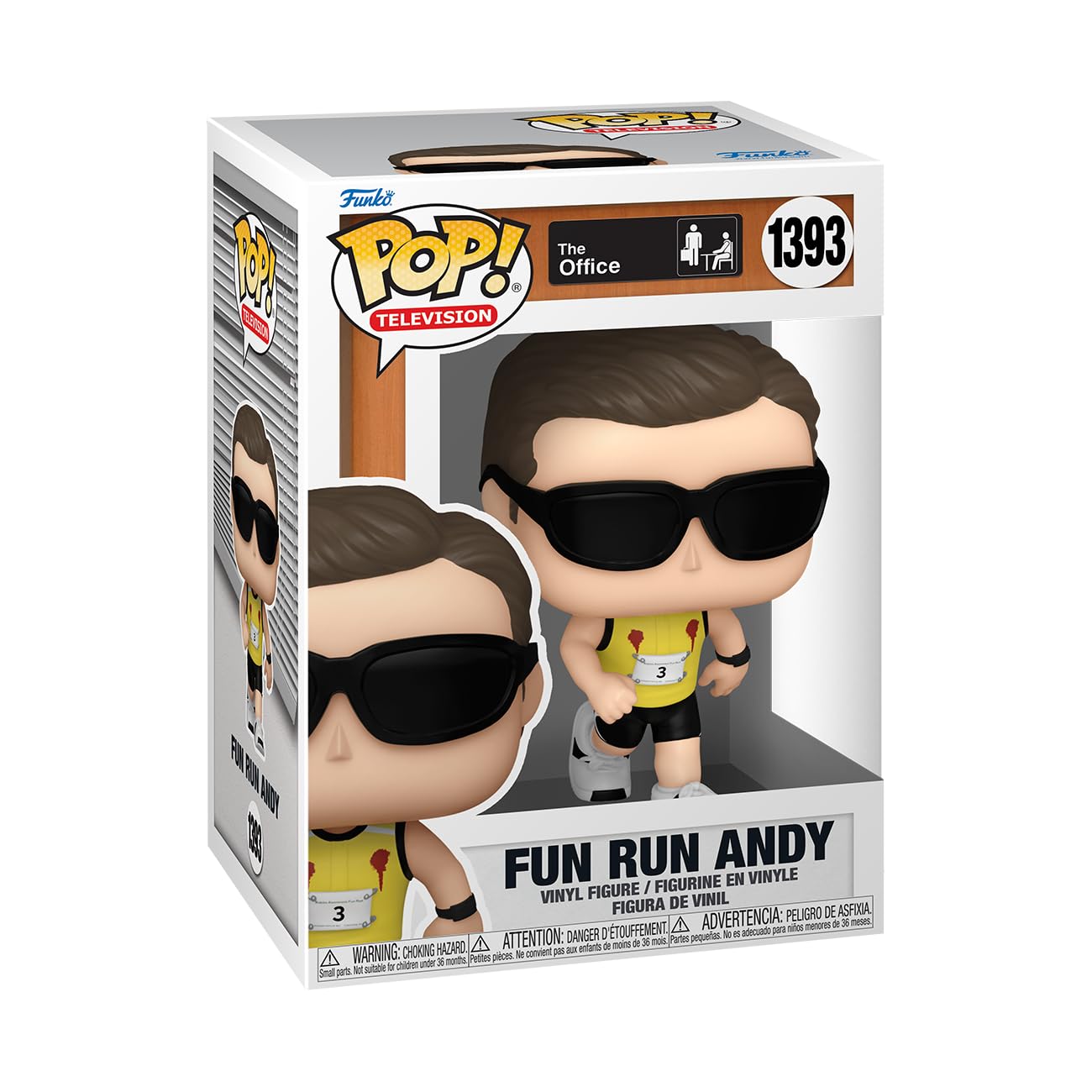 Funko POP! TV: The Office Andy Bernard Fun Run Vinyl Figure | Official Merchandise & Collectible Gift