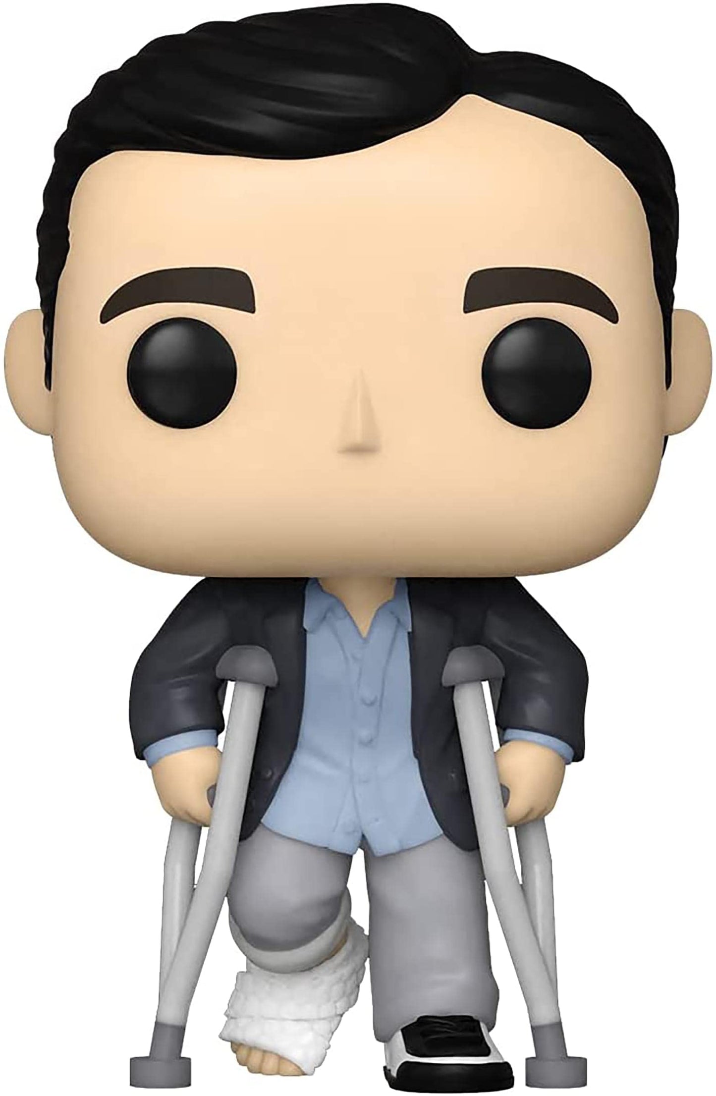 Funko POP TV: The Office - Michael Standing with Crutches (Multicolor) - 3.75-Inch Figure