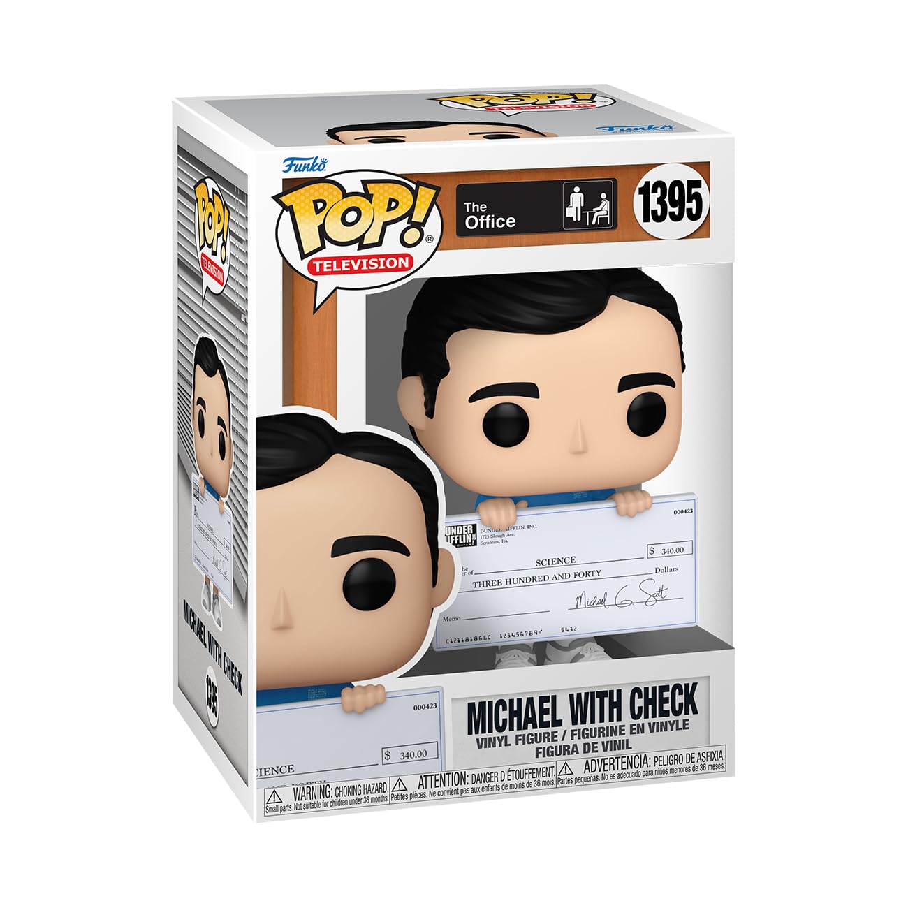 Funko POP! TV The Office Michael Scott with Check | Rare Chase Variant 1/6 | Collectible Vinyl Figure