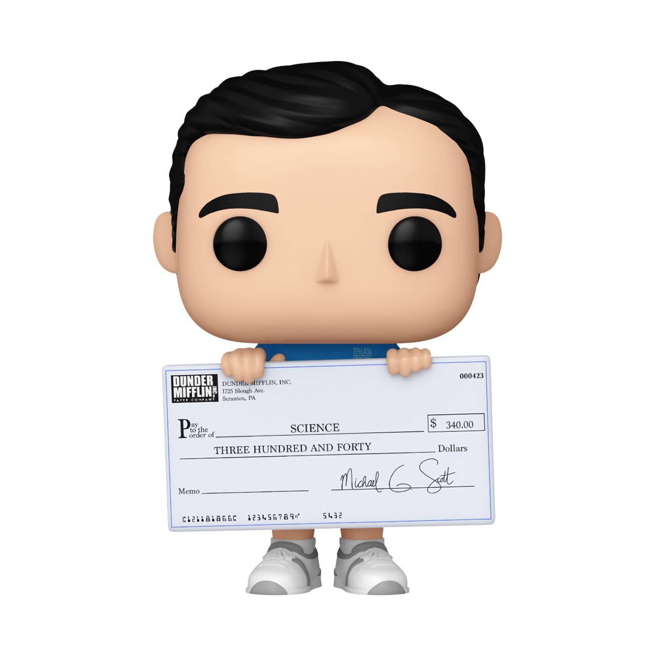 Funko POP! TV The Office Michael Scott with Check | Rare Chase Variant 1/6 | Collectible Vinyl Figure