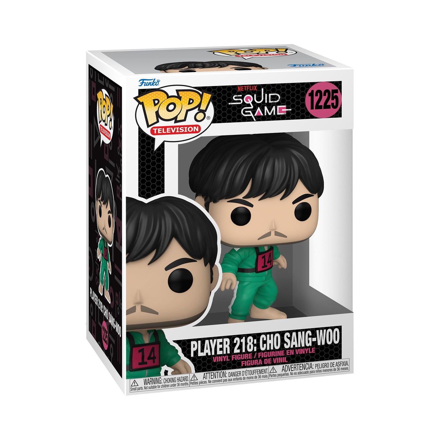 Funko POP TV Squid Game Player 218 Cho Sang-Woo – Collectible Vinyl Figure