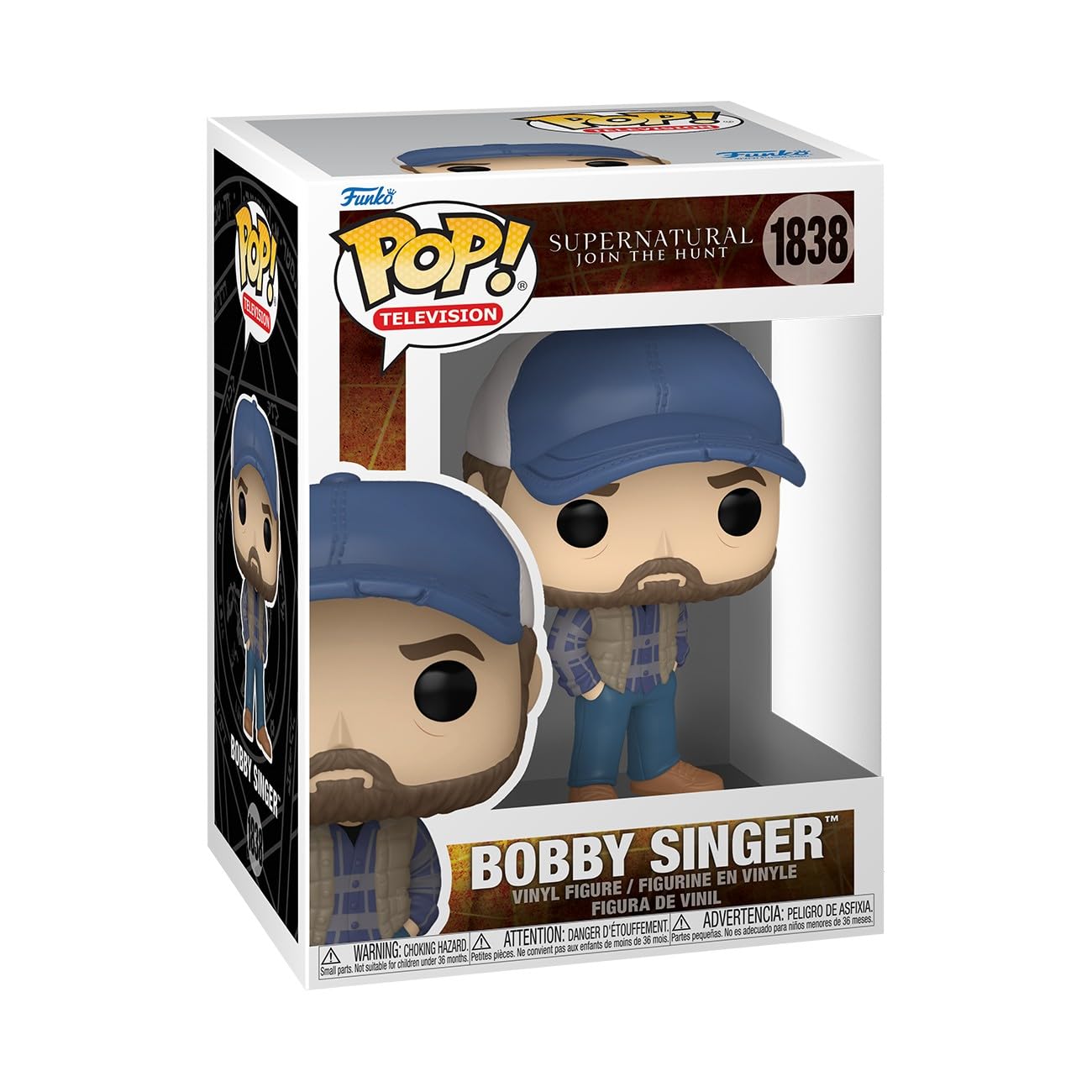Funko Pop! TV: Supernatural Bobby Singer – Collectible Vinyl Figure | Official Merchandise