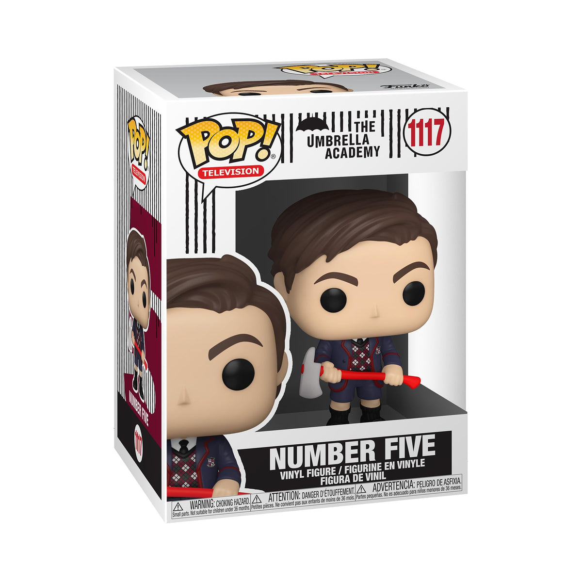 Funko Pop TV Umbrella Academy Number Five 5 – Collectible Vinyl Figure | Official Merchandise