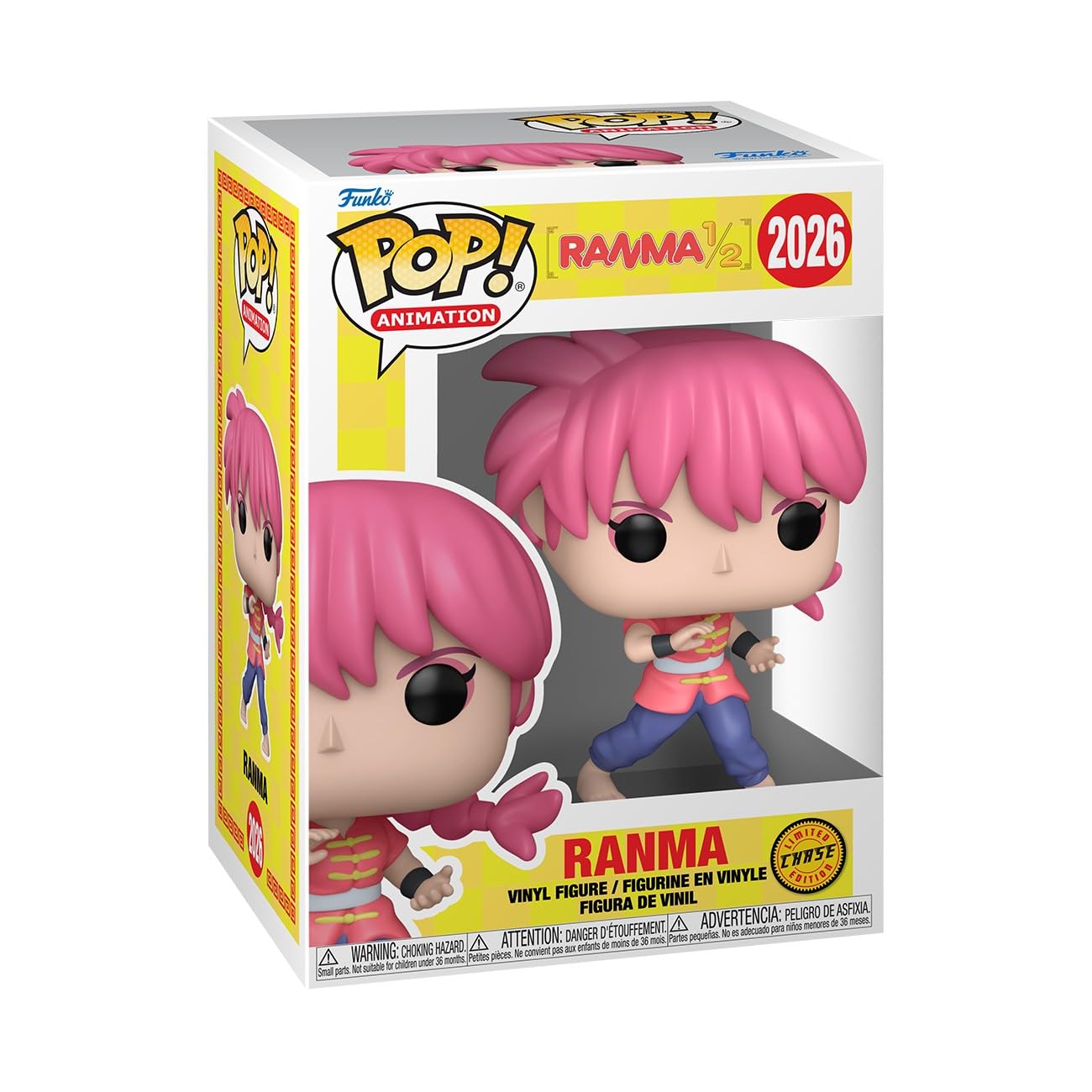 Funko Pop! Animation Ranma 1/6 Chase Variant – Rare Collectible Vinyl Figure