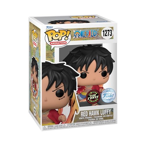 Funko Pop! Animation: One Piece Red Hawk Luffy Exclusive – Glow-in-the-Dark Vinyl Figure