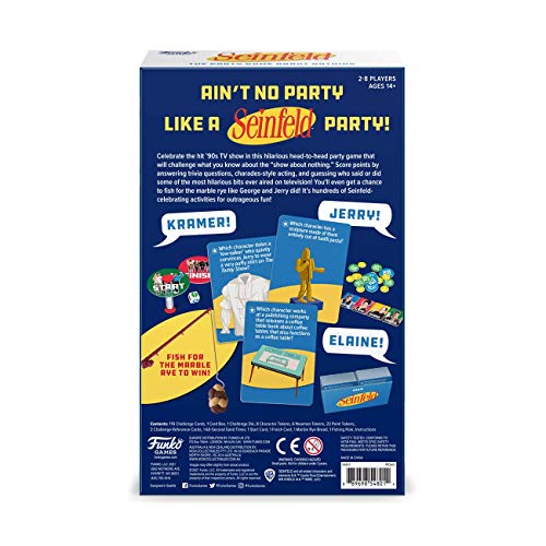 Funko Seinfeld: The Party Game About Nothing | Trivia, Charades & Rye Twist