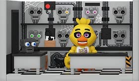 Funko Snaps! Five Nights at Freddy's Chica Playset – Storage Room with 11 Customizable Pieces