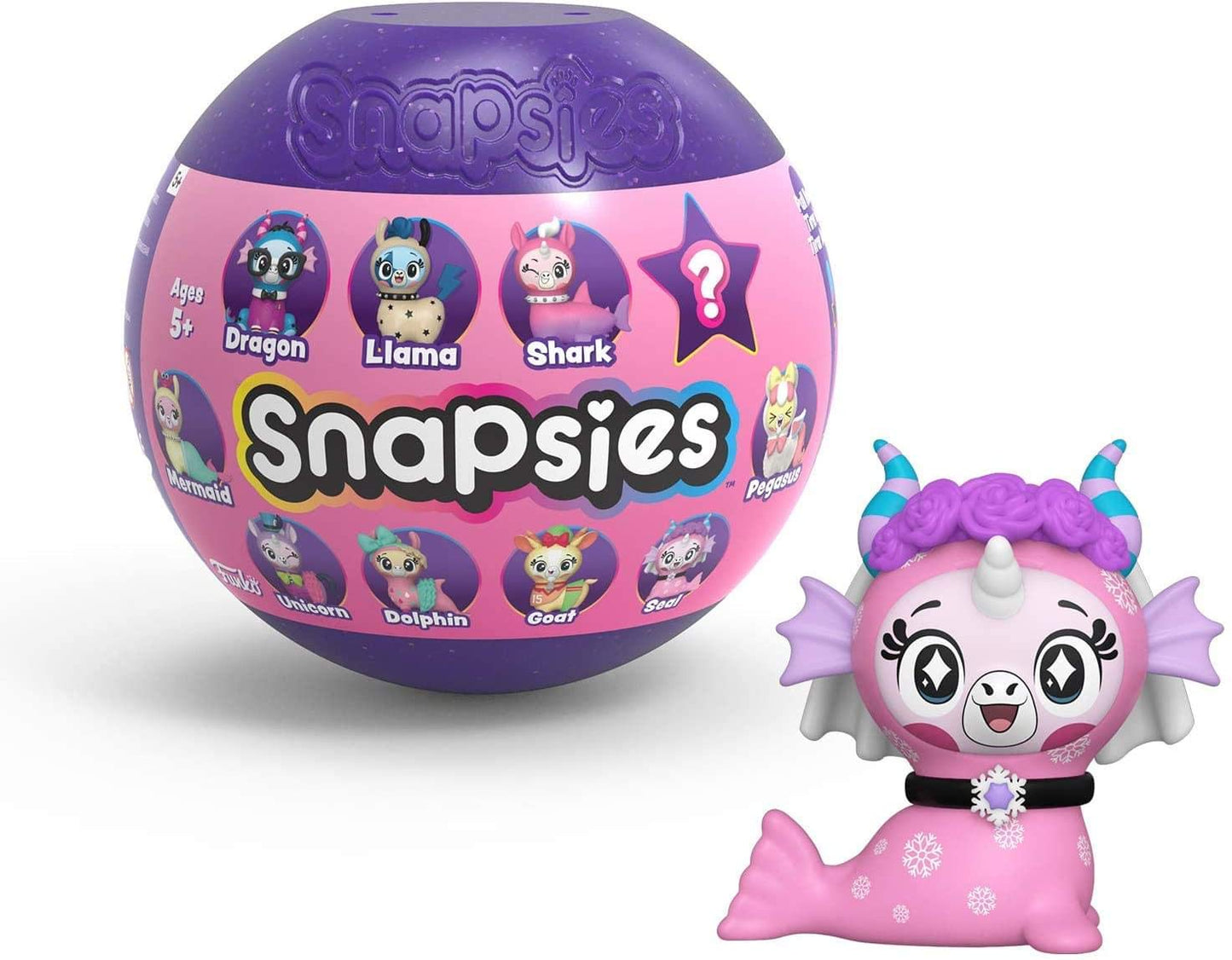 Funko Snapsies Toy Capsule — Mix & Match Surprise Figures with Accessories (Ages 5+)