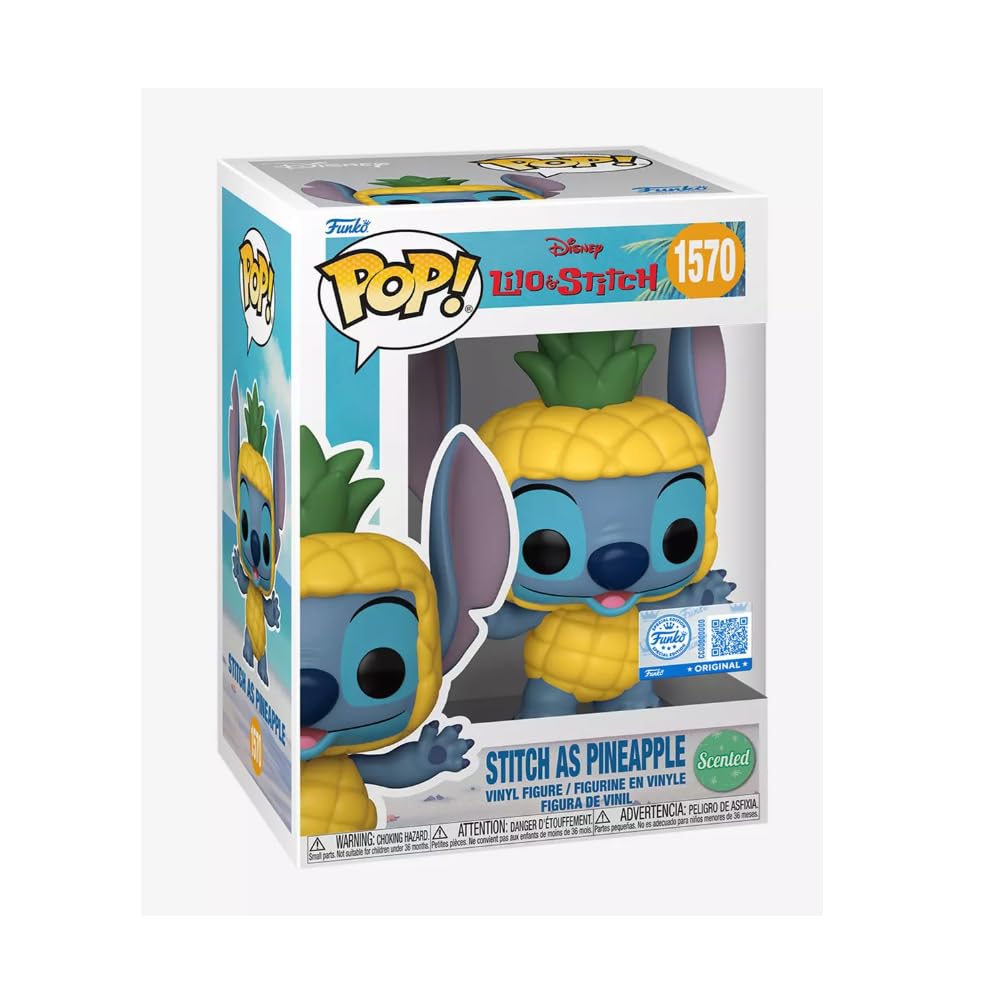 Funko Stitch as Pineapple Scented Pop! Vinyl Figure – Exclusive 4-Inch Collectible