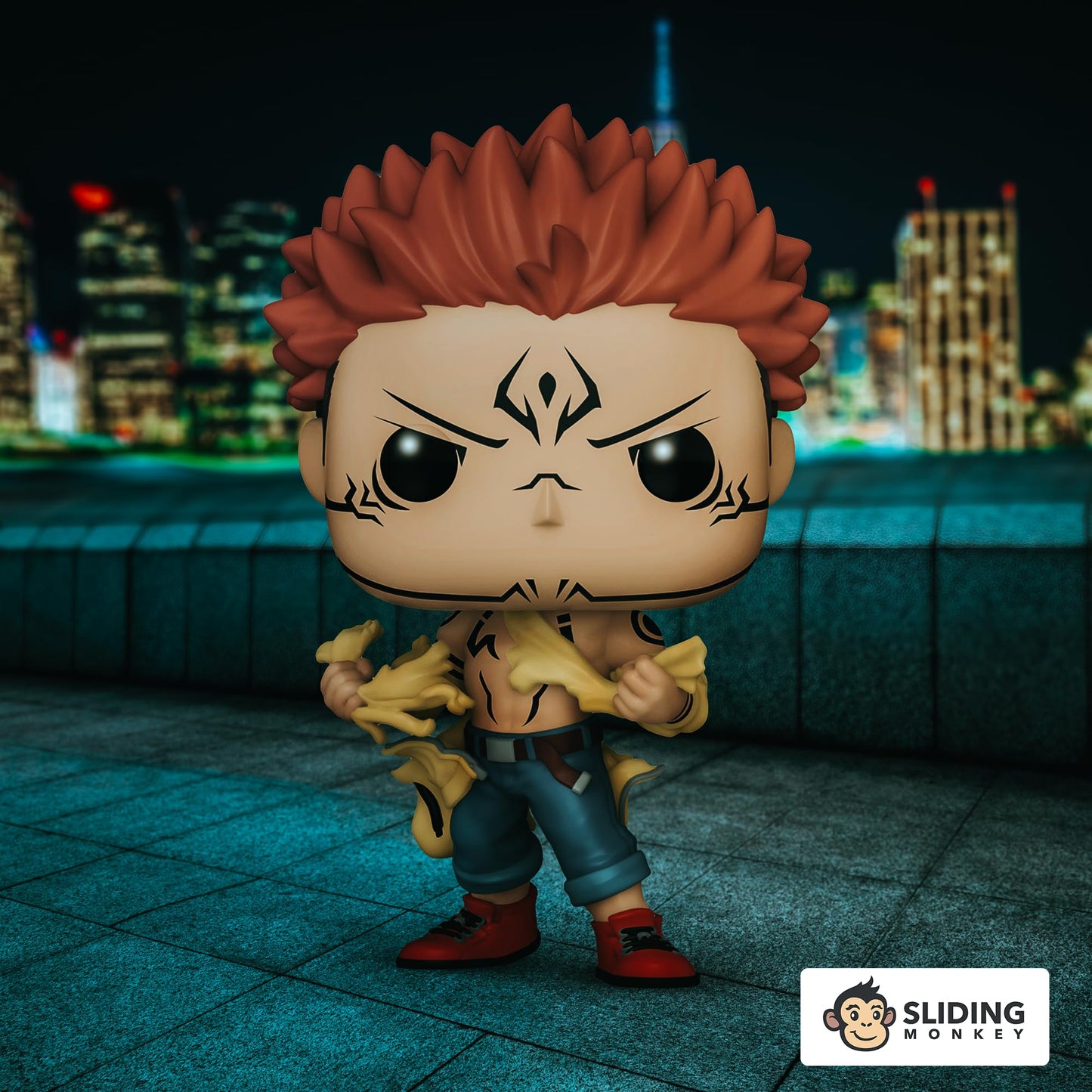 Funko Pop! Animation: Ryomen Sukuna Tearing Shirt – Special Edition Exclusive #1483