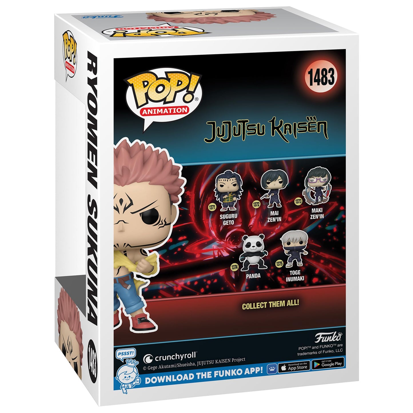 Funko Pop! Animation: Ryomen Sukuna Tearing Shirt – Special Edition Exclusive #1483