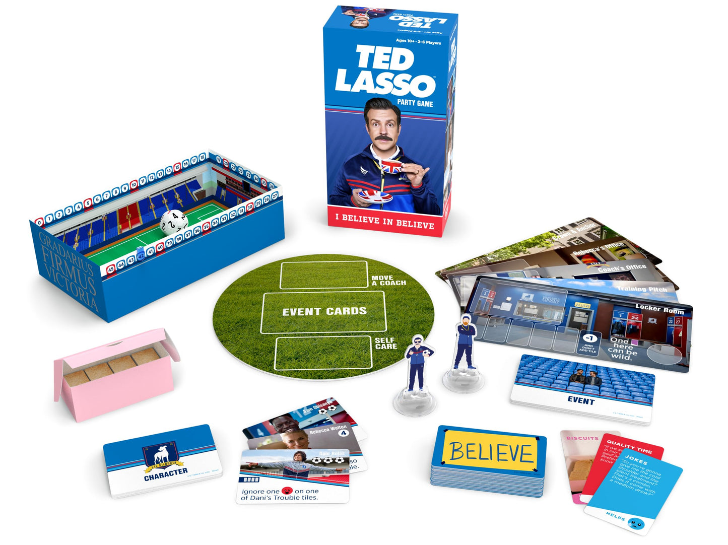 Funko Ted Lasso Party Game | Cooperative Football-Themed Party Game by FUNKO GAMES