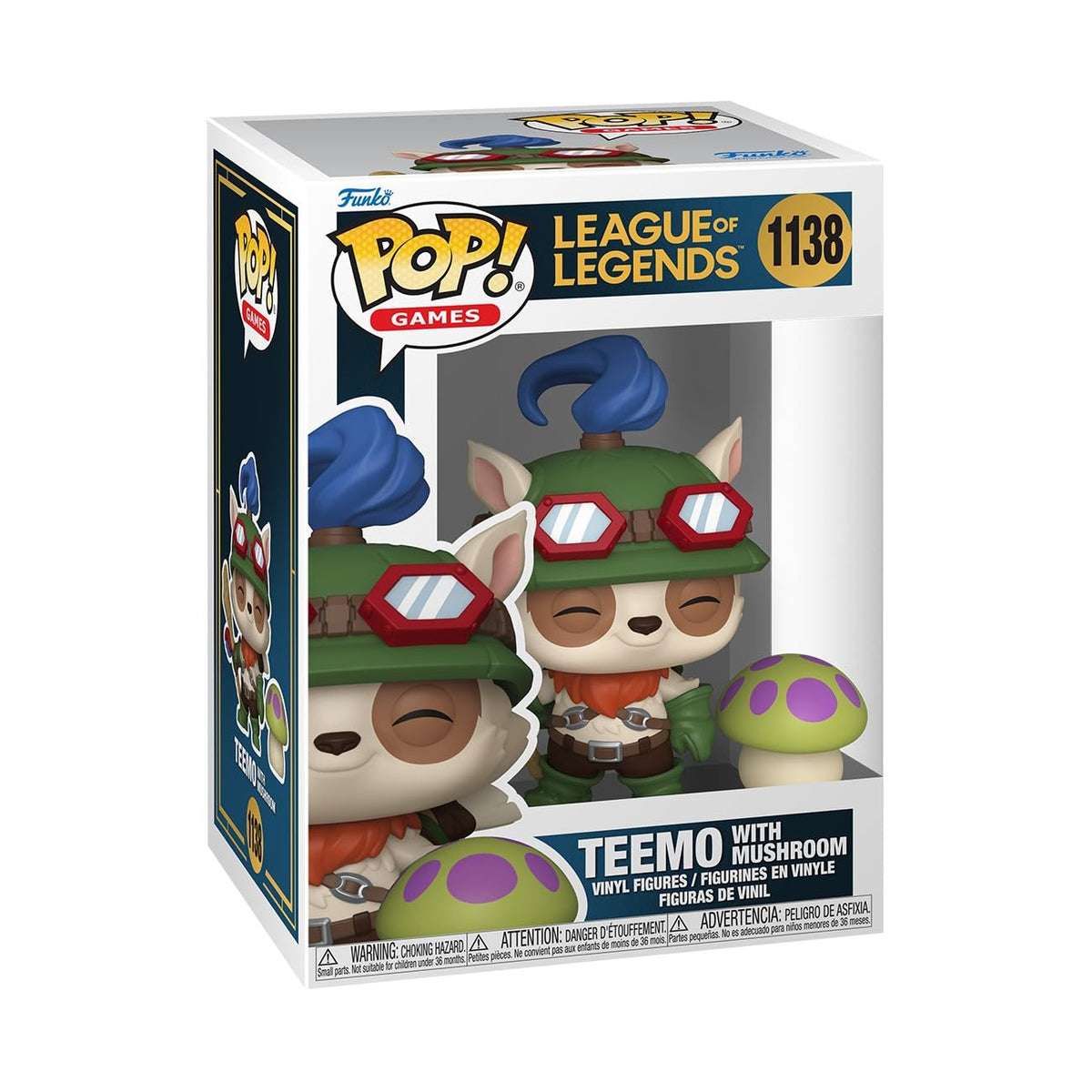 Funko Pop! & Buddy: Teemo with Shroom – League of Legends Collectible Figure