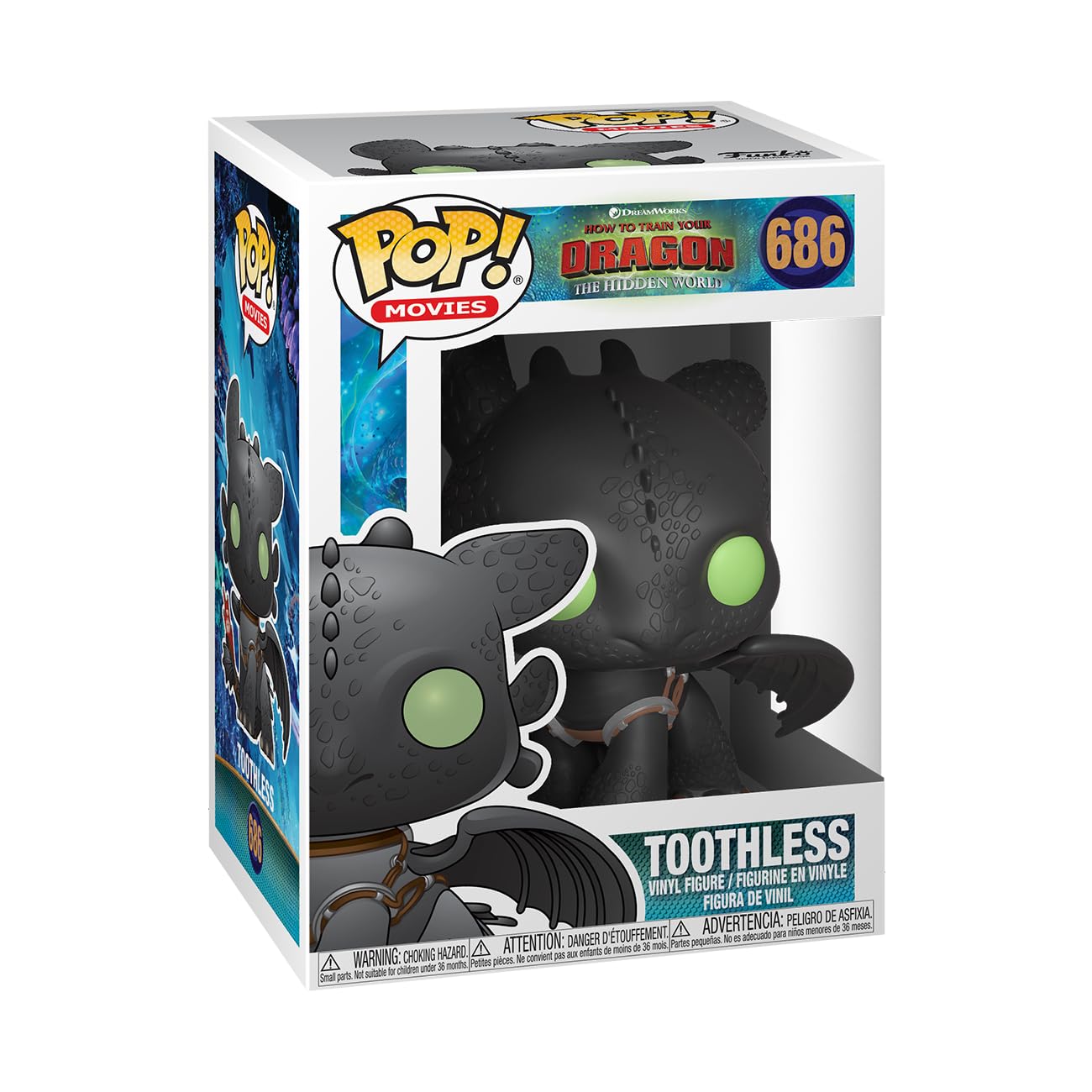 Funko Pop Toothless from How to Train Your Dragon 3 | Collectible Vinyl Figure by Funko