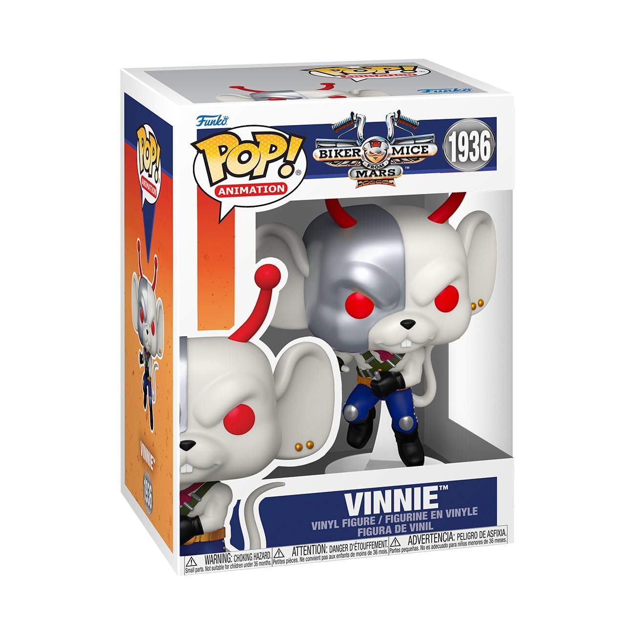 Funko Pop! Animation: Vinnie – Biker Mice from Mars Collectible Vinyl Figure | Official Merchandise