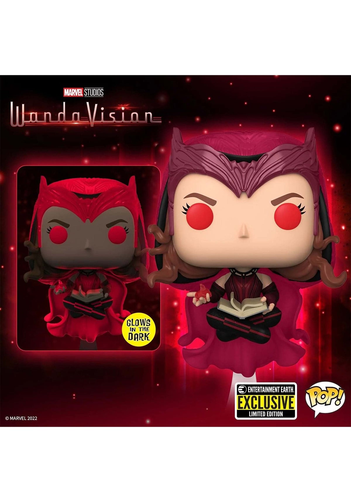 Funko WandaVision Scarlet Witch Glow-in-the-Dark Pop! Vinyl – Standard | Special Edition