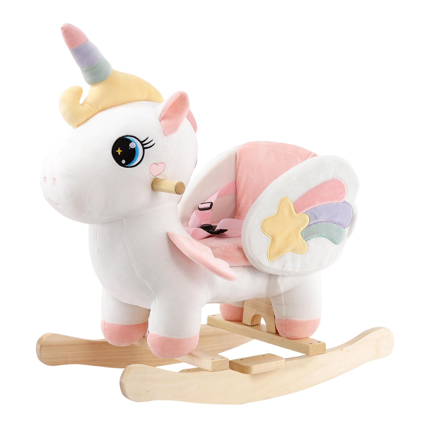 FUNLIO Unicorn Baby Rocking Horse - Safe Toddler Rocker (6m-3y) CE & CPC Certified
