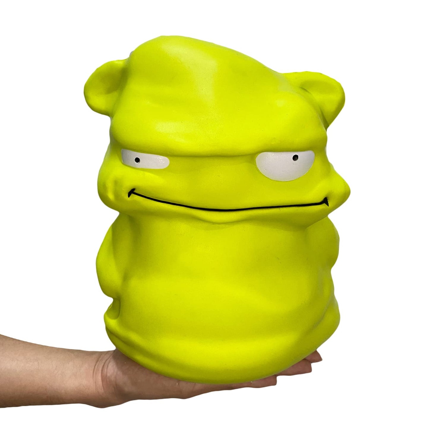 funnysquee 9.8-Inch Giant Green Monster Slow Rising Squishy – Jumbo Kawaii Toy, Stress Relief Gift for Kids