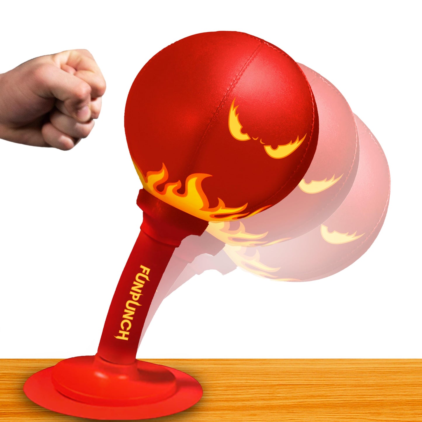 FUNPUNCH Rage Bag — Portable Desk Punching Bag for Advanced Boxers, Stress Relief & Focus Training