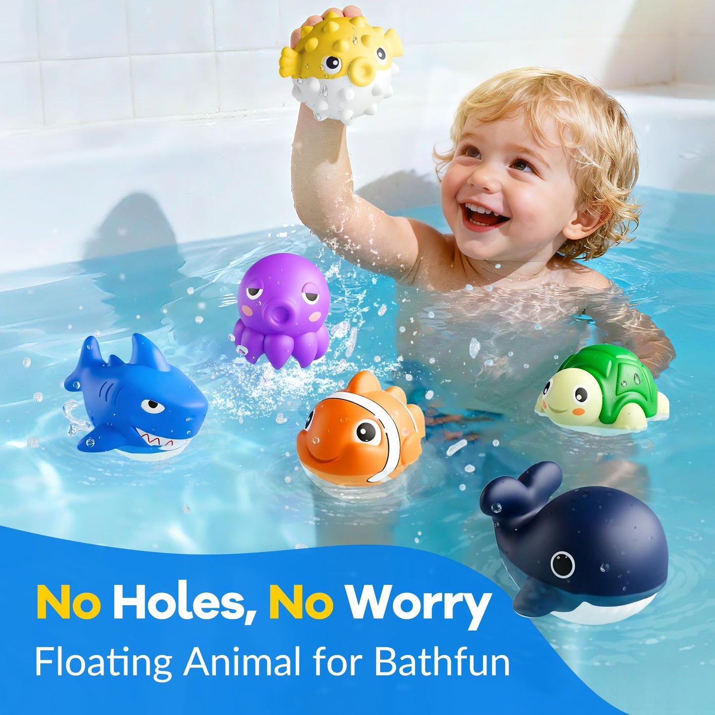 Funscape Kids Pool Diving Toys – 6 Ocean Pals & 6 Dive Cages