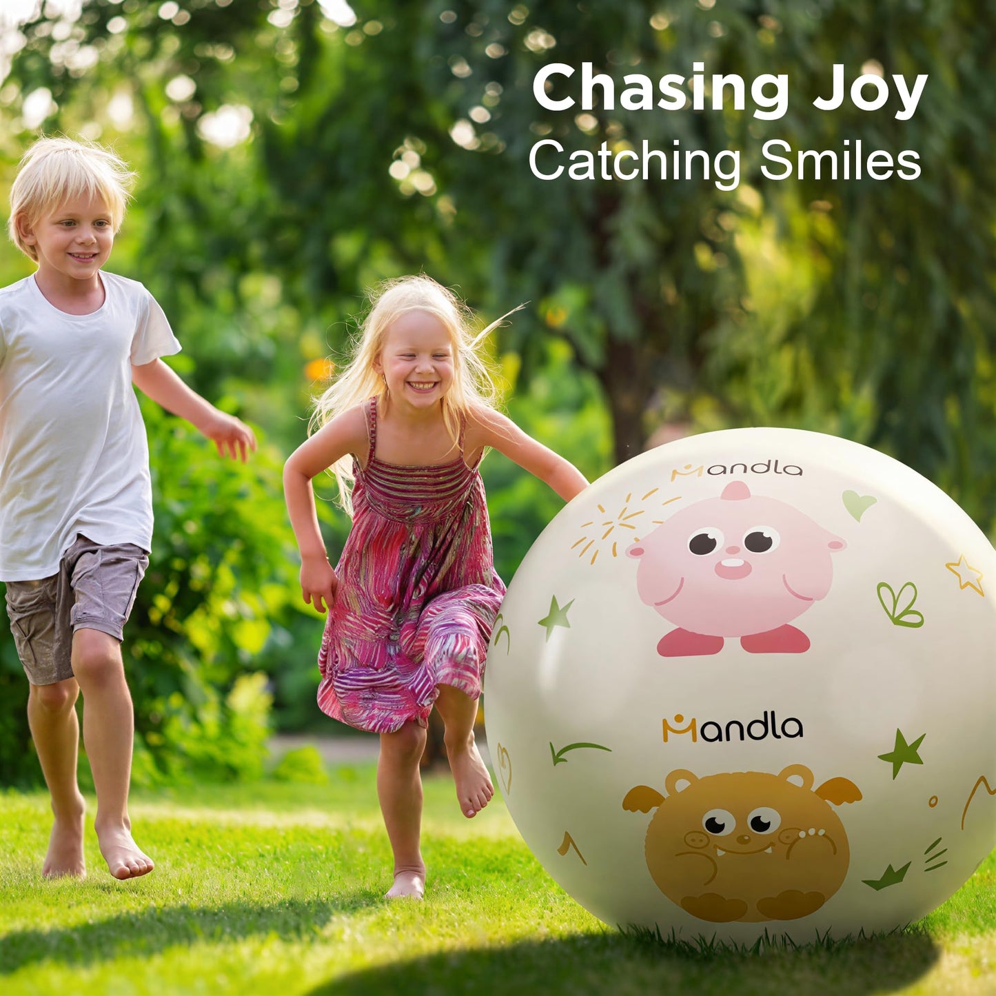 Funscape Kids 31.5-Inch Giant Beach Ball Toy – Inflatable Outdoor Ball for Backyard Pool & Party Fun